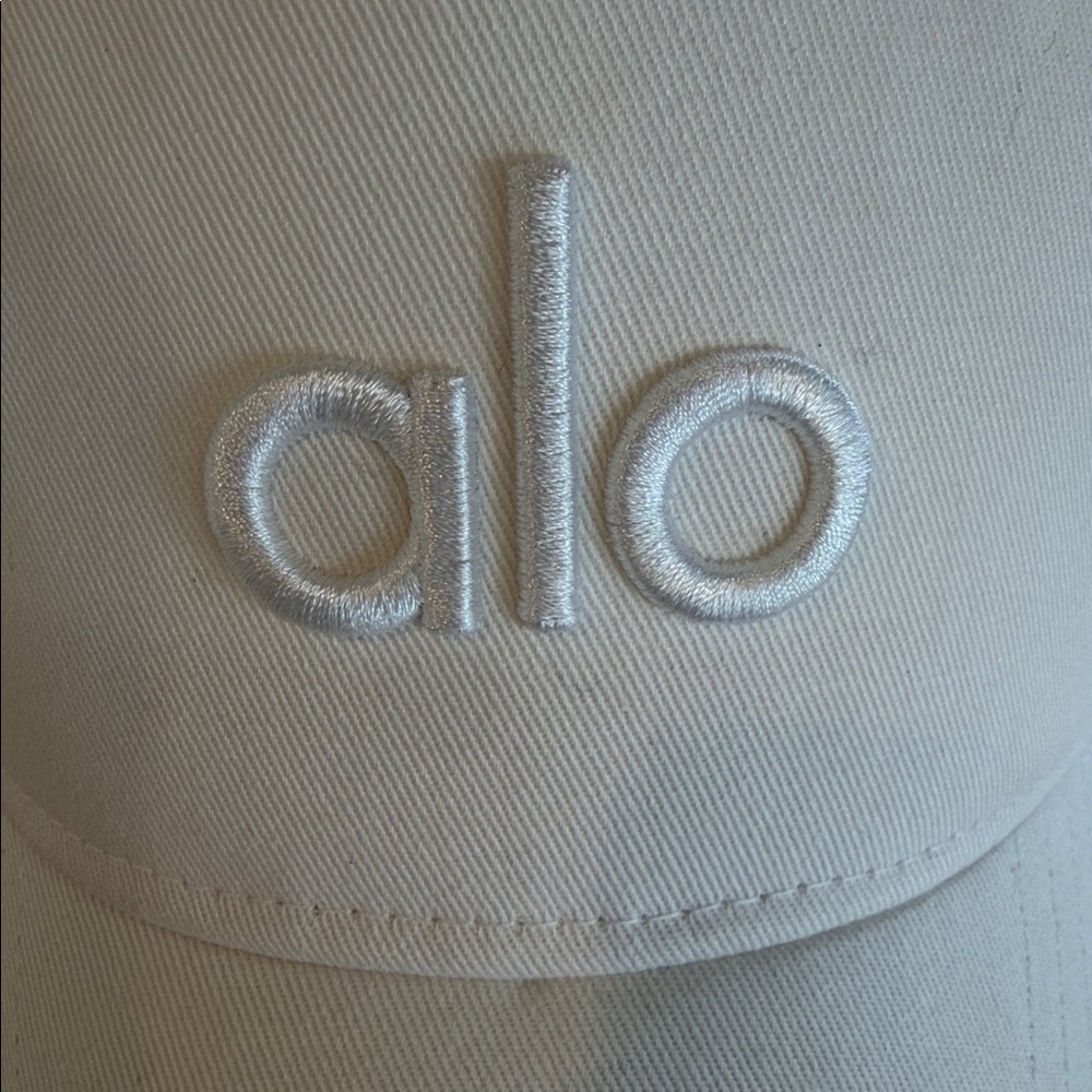 Alo White Mesh-Back Baseball Cap - Picture 3 of 6